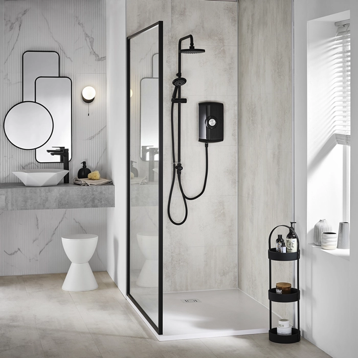 Triton Showers Amore DuElec Black