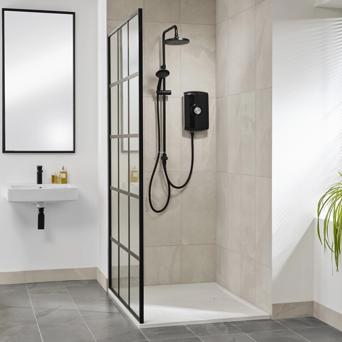 Triton Showers Amore DuElec Black