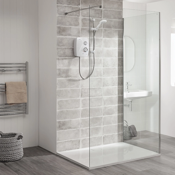 Triton Showers Novel SR White Shower Unit