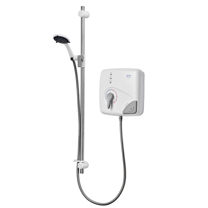 Triton Showers Omnicare Pumped White