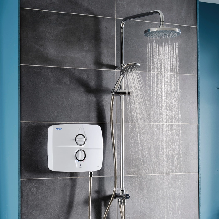 Triton Showers T90SR White Chrome Shower Unit